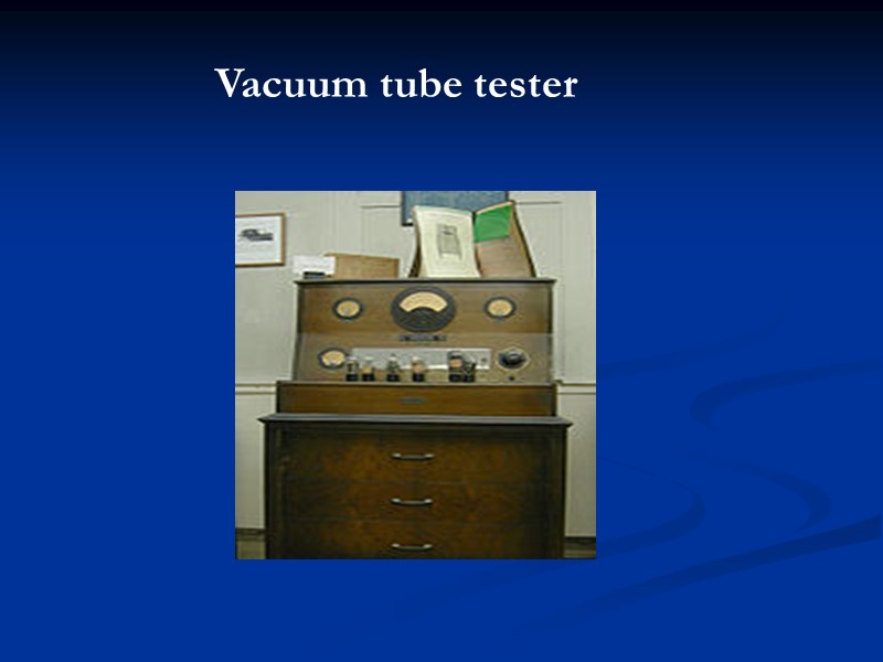 Vacuum tube tester